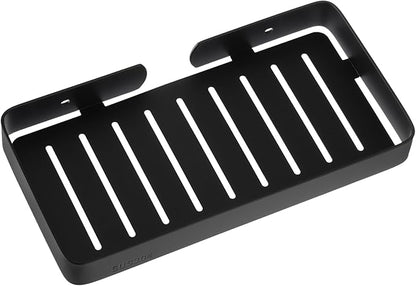 uxcell Soap Dish Holder, 304 Stainless Steel Soap Bar, Wall Mounted Soap Tray with Installation Kits, Soap Saver for Shower Wall Kitchen Counter (Black)