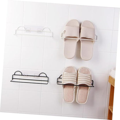 DECHOUS 2pcs Wall Hanging Single Layer Shoe Rack Easy Install Door Shoe Organizer Eco-Friendly