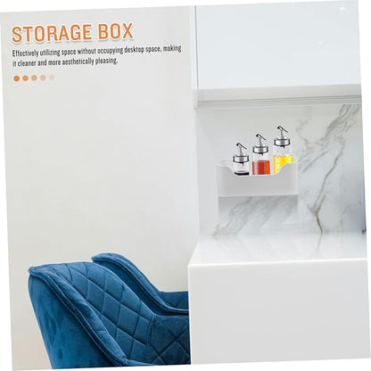 KICHOUSE 2pcs Wall Mount Kitchen Shelves Bottle Organizer Storage Case for Bathroom Kitchen Accessories