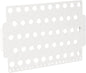 JR30-WH White Acrylic Wall Mounted Earring Organizer & Display Rack