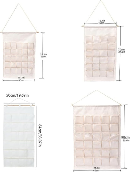Streamlineds Organization with Door Hanging Multilayer Storage Bag Suitable for Shoes Stationery Cosmetics Over the Door Organizers