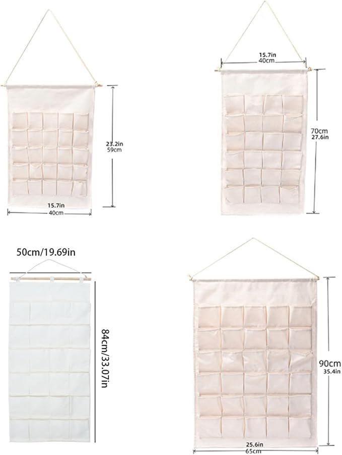Streamlineds Organization with Door Hanging Multilayer Storage Bag Suitable for Shoes Stationery Cosmetics Over the Door Organizers