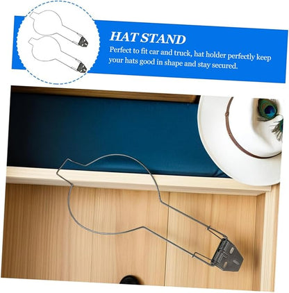 2Pcs Mounted Hat Racks Hat Organizer Stand for Truck Hat Holder Accessories for Easy Storage and Organization of Caps and Hats