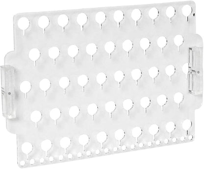 JR30-CL Clear Acrylic Wall Mounted Earring Organizer & Display Rack