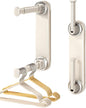 Hanger Organizer with Suction Cup, 2pc, with Suction Cup, Hangers Storage, Two-Tier Suction Hanger Organizer, No-Drill Easy Mount, not Include Hangers (White)