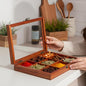 Wooden Spice Box, Masala Container, Condiments Storage Case for Kitchen, Multipurpose Decorative Box - Indian Rosewood Crafted