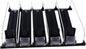 Refrigerator Drinks Organizer Spring Loaded Adjustable Push Rod Slide Rail Beverage Can Dispenser for Beer Drinks 38cm (Black)