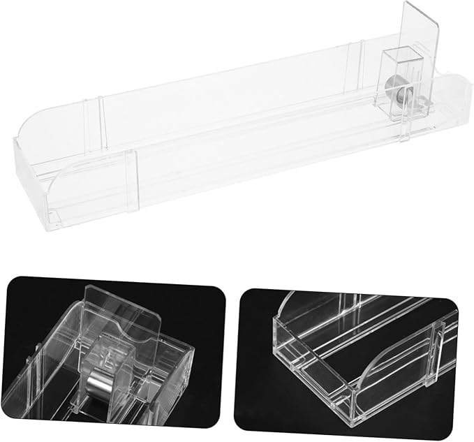 Alipis Dual-sided Drink Booster Soda Can Dispenser for Refrigerator Store Display Organizer Easy to Install Fridge Organizer Drinks