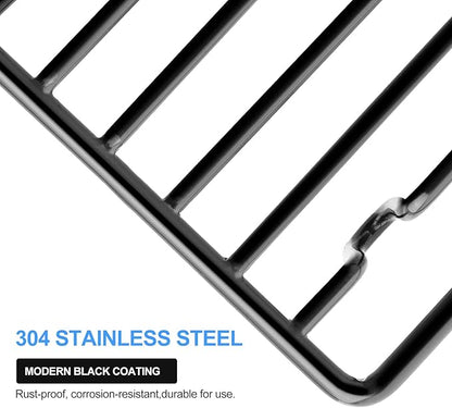Soap Dish, Stainless Steel Bar Soap Holder for Shower Bathroom, Rust Proof Self Draining Soap Tray, Black-1 Pack