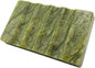 WeDoDecor Real Marble Soap Dish for Shower - Decorative Stone Tray, Small Bar Soap Holder with Drainage | Non-Slip, Luxury Bath Room Accessories (Earth Green)