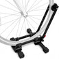 Foldable Bike Stand for Garage, Portable Bicycle Storage Rack, Adjustable Floor Stand for Road & Mountain Bikes, Holds up to 2.4" Tire Width, Space-Saving Design