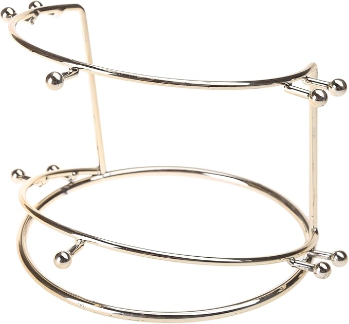 Tiara Crown Headband 2 Layer Display Rack Gold Metal Princess Crown Stand Holder Crystal Headbands Storage Organizer