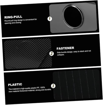 6pcs Plastic Shoe Boxes Stackable Shoe Organizer with Front Opening and Wear-resistant Pp Storage Containers for Sneakers Dimensions for Home Storage