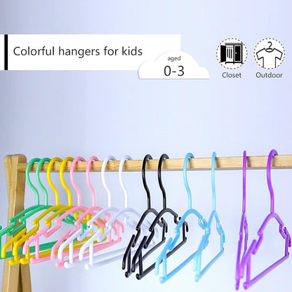 GoodtoU Baby Hangers Plastic - Kids Hanger Bulk Toddler Hangers 60 Pack Hanger for Toddler Children Pink