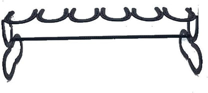 Black Horseshoe Boot Rack