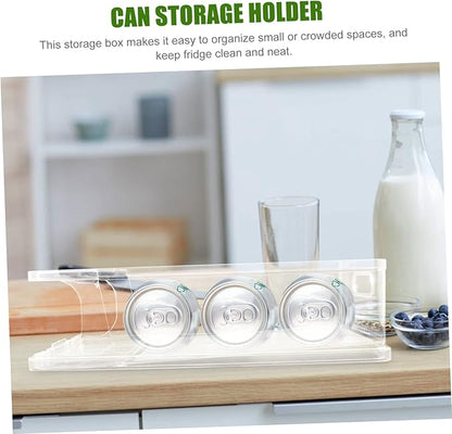 Ciieeo Rolling Soda Can Holder for Refrigerator Fridge Can Dispenser Beverage Holder