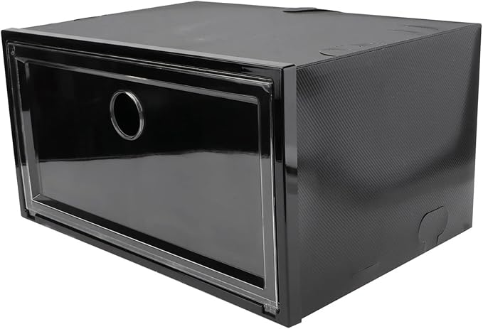 Ciieeo 1pc Shoes Organizer Box Side Opening Door Plastic Storage Container for Sneakers and Boots Dust Shoe Storage for Home Use