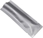 PABCK 100Pcs 1.57x5.51 inch(Inside Size 1.18x5.12 inch) Coffee Powder Food Storage Heat Sealable 3.34mil Mylar Pure Foil Bag Vacuum Pouch Travel Packets for Sample Shampoo Liquids Toiletries Packaging