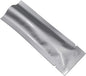 PABCK 100 Pcs 2.55x6.7 inch (Inside Size 2.15x6.3 inch) Coffee Powder Food Storage Heat Sealable 3.34mil Mylar Pure Foil Bag Vacuum Pouch Travel Packets for Sample Shampoo Liquids Toiletries Packaging
