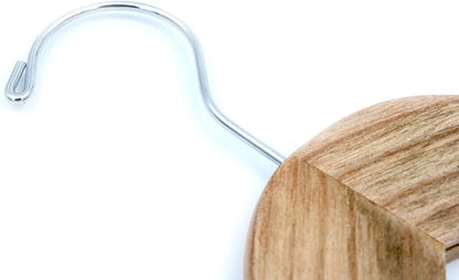SSWBasics Bamboo Hangers for Clothes - Hanger 17" - Case of 50