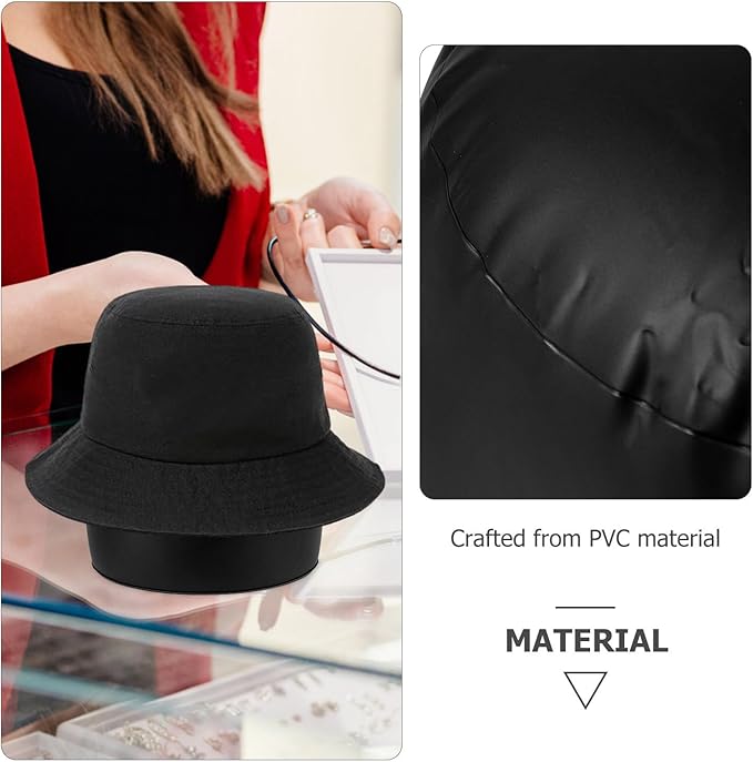 VOSAREA Inflatable Baseball Hat Shaper Inflatable Plastic Hat Inserts Insert Accessory Stands For Display Inner Support