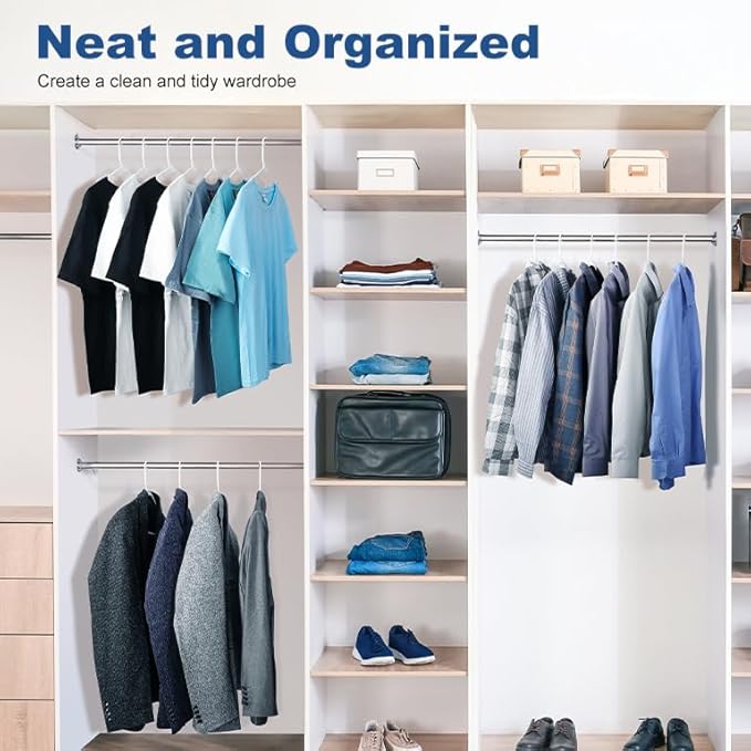 HOUSE DAY 1000 Pack Plastic Clothes Hangers, Commercial Bulk Shipment for Business, Sturdy Durable Lightweight Hanger White Ideal for Retail Dry Cleaners Warehouses, Save Cost & Warehouse Space