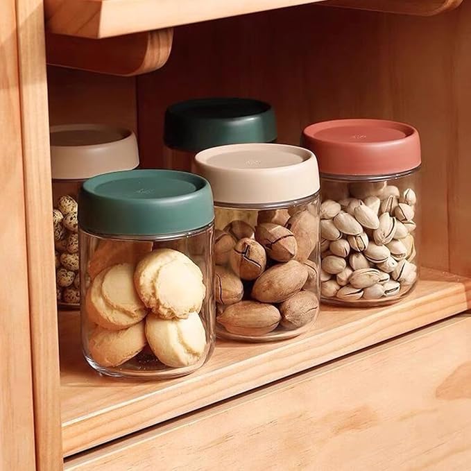 Mason Jars 16 OZ with Lids,Overnight Oats Containers with Lids,Glass Jars with Lids for Salad Dressing,Fruit,Sauce,Wide Mouth Mason Jars for Food Snacks Sugar Spice,Canning Jars-Leak Proof