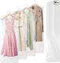 50 Pack 71 Inch Clear Plastic Garment Bag, Extra Long Dry Cleaning Bag, Dry Cleaner Hanging Clothes Cover, Hanging Clothes Storage for Long Dresses, Home Storage, Travel, Moving - Dust-proof