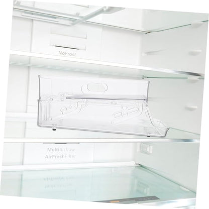 PRETYZOOM Double Layer Lift Drink Rack Refrigerator Organizer Can Holder for Fridge