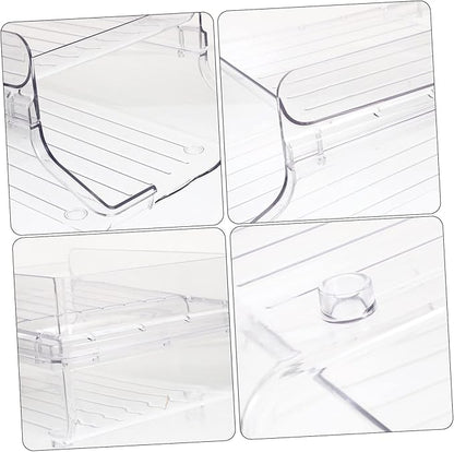 Zerodeko Refrigerator Beverage Storage Rack Carbonated Drinks Rolling Dispenser for Easy Access and Organization Kitchen and Fridge Capacity Can Organizer for Efficient Beverage Storage