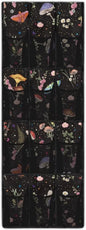 Butterflies Door Hanger Organizer Mesh Pockets Behind The Door Organizer for School Supplies Storage Mushrooms Shoe Holder Hanger with Hook Design 12 Pockets Wall Hanging Storage for Dorm