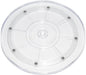 1 Pcs Clear 9 inch Acrylic Lazy Susan Rotating Turntable Organizer Bearings - Round Swivel Plate for Spice Rack, Table, Cake, Kitchen Pantry