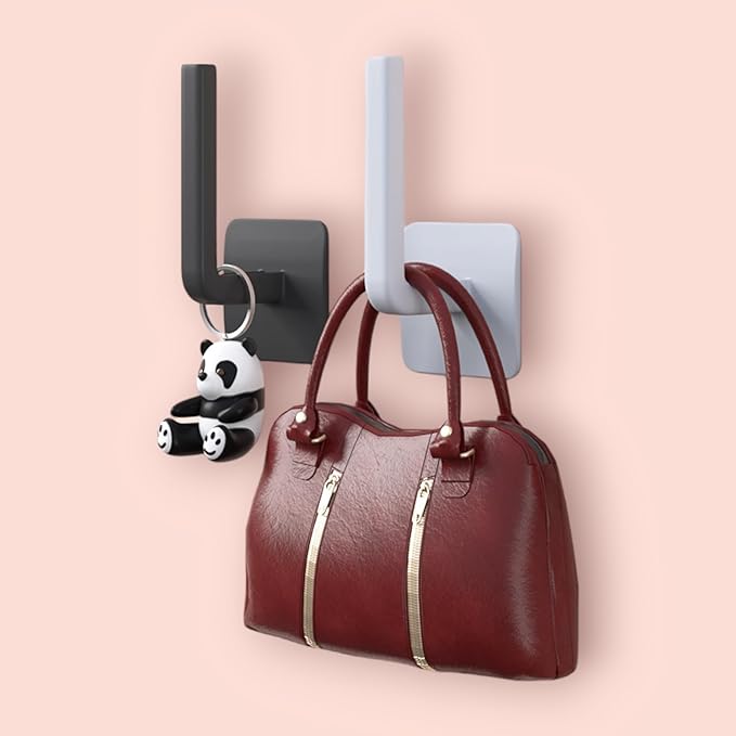 4 Pcs Adhesive Hat Organizer for Baseball Caps, Hat Racks Hooks Holder Hangers for Cowboy Hat Ball Cap, Hat Storage Organizer for Closet Doors Wall - Highly Adhesive & Nail-Free