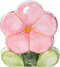 TANG SONG Ceramic Bloom Five Petals Make up Brush Holder Flower Cosmetic Storage Box Pen and Pencil Holder Desktop Organizers (Pink)
