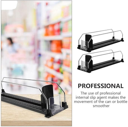 UPKOCH 2pcs Plastic Drink Replenishment Pusher for Fridge Automatic Beverage Dispenser Organizer for Easy Access for Kitchen and Party Use