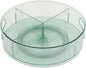 Copco Storage Turntable with Removable Dividers, 12 Inch, Clear
