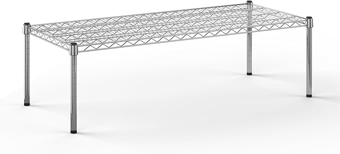 21" Deep x 48" Wide x 14" Height Wire Shelving Kit | 1-Tier | NSF Commercial Storage Rack Unit