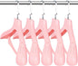 DEDU Plastic Extra Wide Shoulder Suit Hangers for Men 15 Pack Width 17.7", Pink Sweater Hangers no Shoulder Bump Non Slip for Thick Sweaters, Clothes Hangers with Pants Bar & Metal Hook
