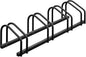 Relaxdays Floor Bike Rack, Alloy Steel, Anthracite, 27 x 100 x 33 cm