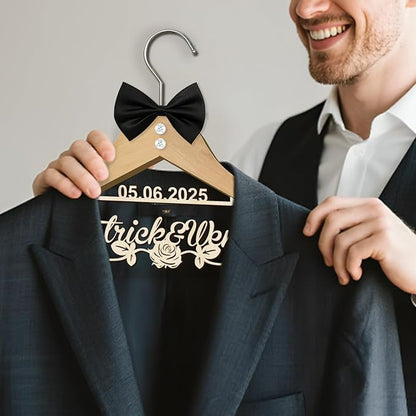 Custom Wedding Dress Hanger for Bride Personalized Wedding Hangers with Name Wedding Date Customized Honor Maid Doctor Graduation Dress Hanger