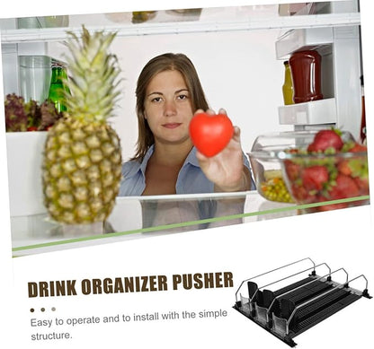 GLEAVI 3pcs Beverage Propeller Fridge Drink Organizer Pusher Self-Pushing for Refrigerator Juice Dispenser Spigot Soda Can Organizer Can Dispensers