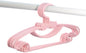 YYaaloa 10pcs Kids Clothes Hangers - Baby & Toddler Plastic Hangers (Pink, 10pcs)