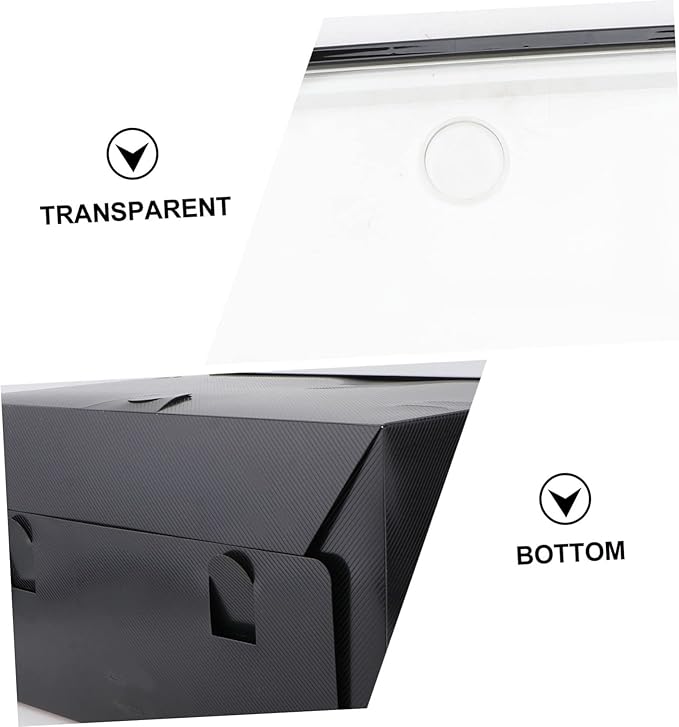 Ciieeo 1pc Shoes Organizer Box Side Opening Door Plastic Storage Container for Sneakers and Boots Dust Shoe Storage for Home Use
