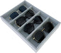 Sunglasses Eyewear Watch Tray Gray Velvet Stackable Organizer Premium Quality Jewelry Storage Multi Function Hallway Orgnization Drawer Divider