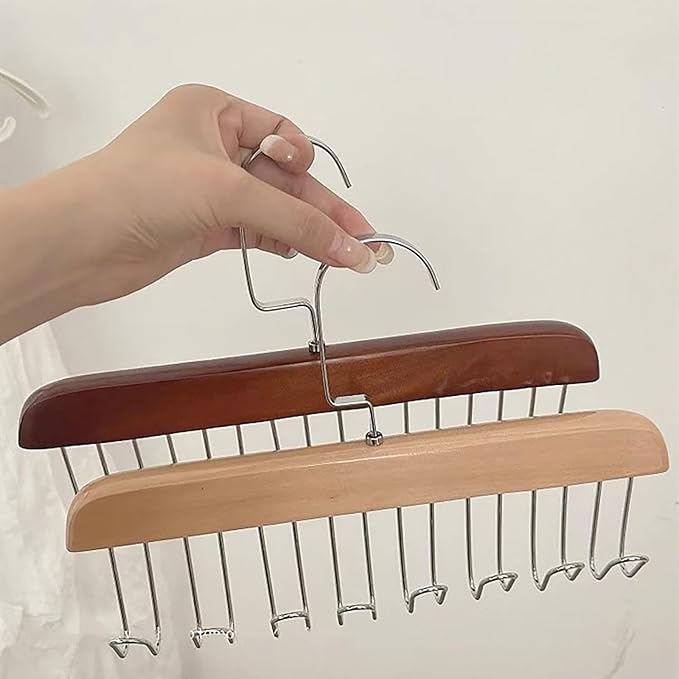 Space Saving Clothes Hanger, 4 Pack 8 Hooks Clothes Hanger Organizer for Home and Travel (4)