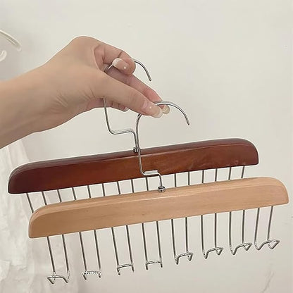 Space Saving Clothes Hanger, 4 Pack 8 Hooks Clothes Hanger Organizer for Home and Travel (4)