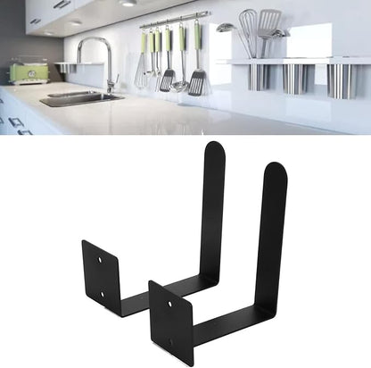 10kg Cutting Board Holder Wall Mount, Iron Cutting Board Wall Holder with Screws, Space Saving Pot Cutting Tool Holder for Organizing Pans, Lids, Baking Trays