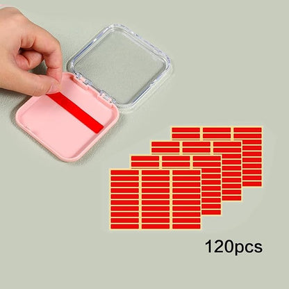 40Pcs Press on Nail Packaging Boxes,Fake Nail Display Box,Press on Nail Storage Box with 120Pcs Adhesive Double Sided Tape,False Nails Organizer Case for Nail Salon Supplies Nail Art Business