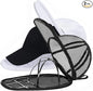 MAGTSMEI Hat Washer Cage for Washing Machine, Hat Washer Cage，Baseball Cap Washing Cage,Cleaning and Protecting Hats in Dishwasher (B & W 2 Pack)