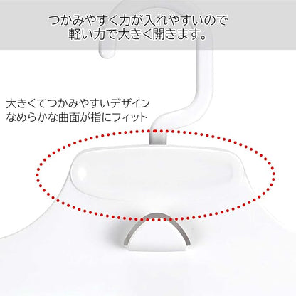 Sawafuji GC-01 Heavy Clipper, Snow White, Bottom, Pants, Pants, Skirt, Clipper, Clip, Space Saving, Strong, Won't Fall Off